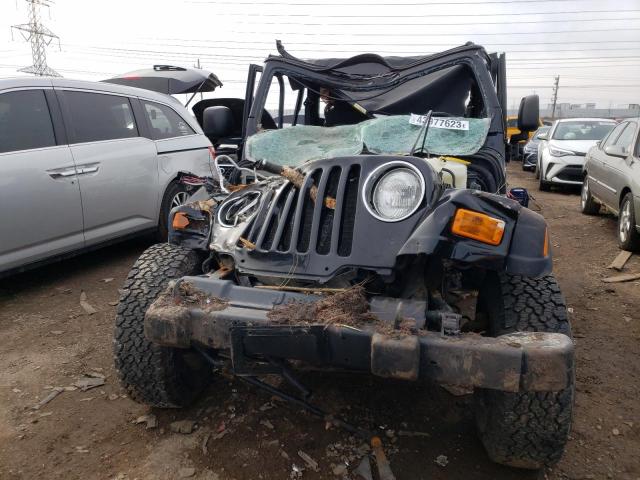 1J4FA49S06P732741 - 2006 JEEP WRANGLER / SPORT BLACK photo 5