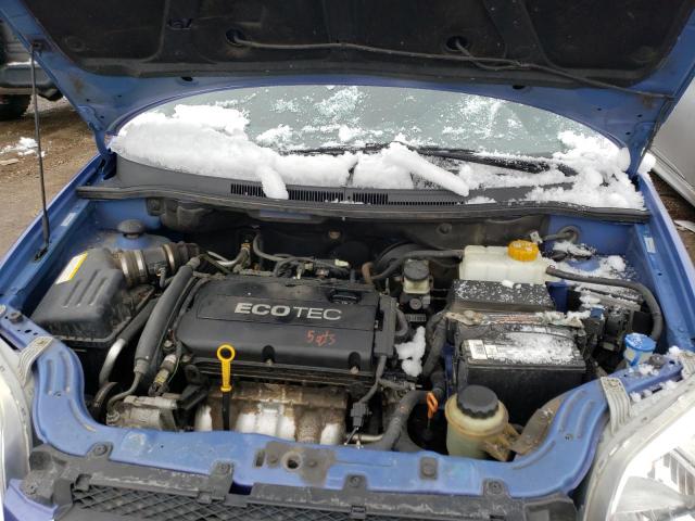 KL1TD56E79B650468 - 2009 CHEVROLET AVEO LS 蓝色 照片 11
