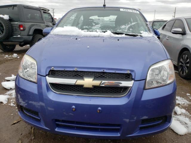 KL1TD56E79B650468 - 2009 CHEVROLET AVEO LS 蓝色 照片 5