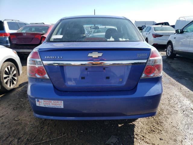 KL1TD56E79B650468 - 2009 CHEVROLET AVEO LS 蓝色 照片 6