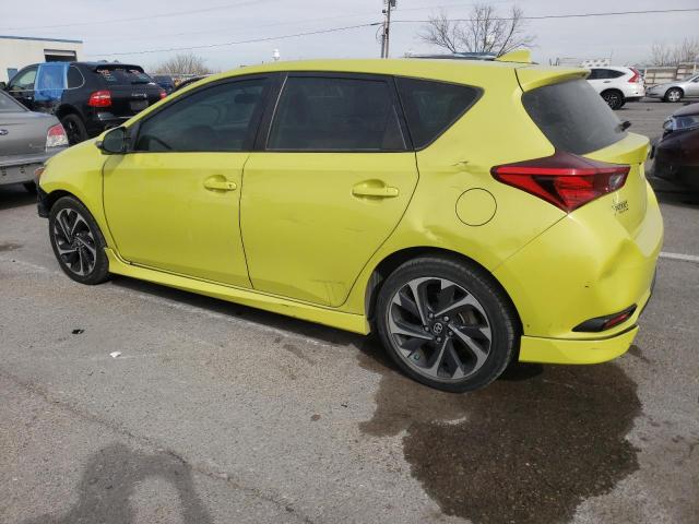 JTNKARJE4GJ518701 - 2016 TOYOTA SCION IM YELLOW photo 2