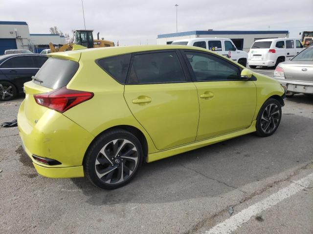 JTNKARJE4GJ518701 - 2016 TOYOTA SCION IM YELLOW photo 3