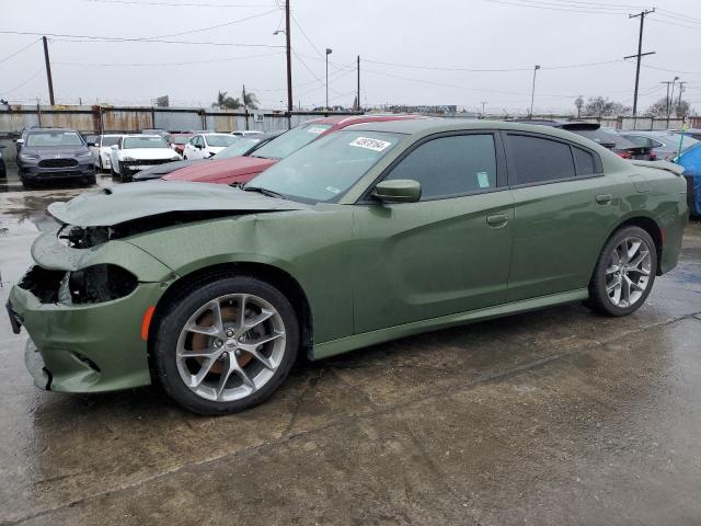 2C3CDXHG4LH141475 - 2020 DODGE CHARGER GT GREEN photo 1