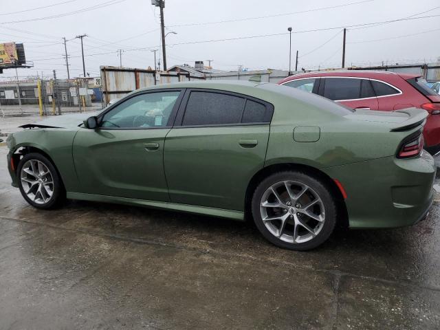 2C3CDXHG4LH141475 - 2020 DODGE CHARGER GT GREEN photo 2