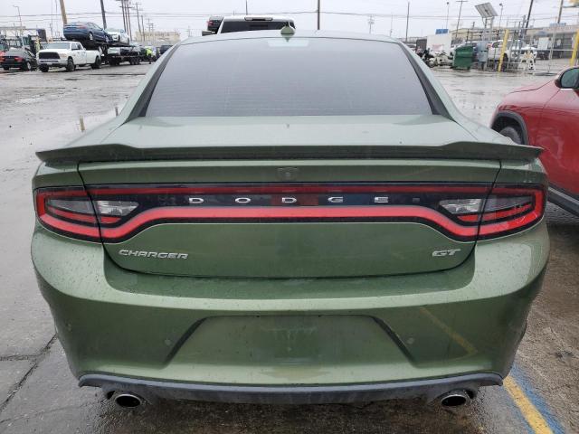 2C3CDXHG4LH141475 - 2020 DODGE CHARGER GT GREEN photo 6