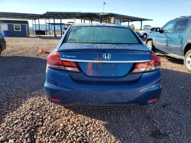 2HGFB2F56EH556899 - 2014 HONDA CIVIC LX BLUE photo 6