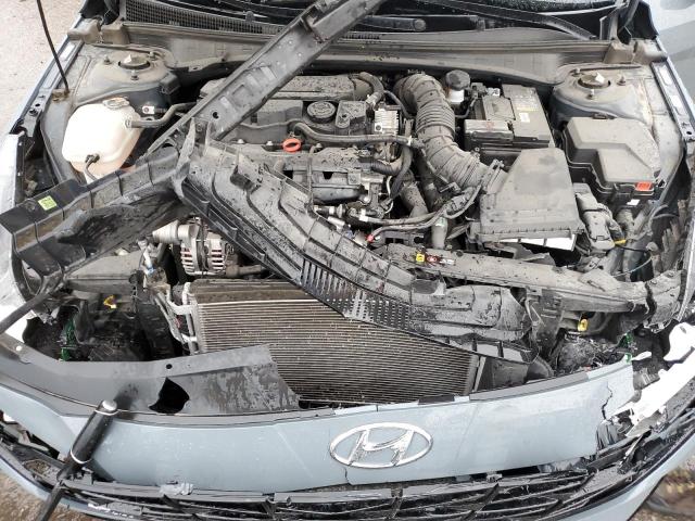 KMHLR4AF4NU270602 - 2022 HYUNDAI ELANTRA N LINE GRAY photo 11