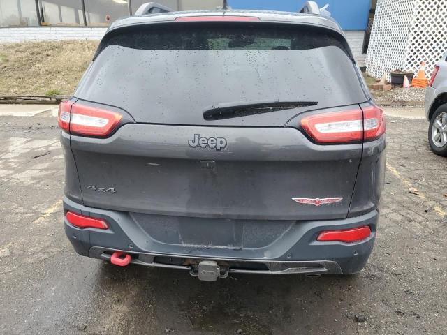 1C4PJMBS4FW708744 - 2015 JEEP CHEROKEE TRAILHAWK GRAY photo 6