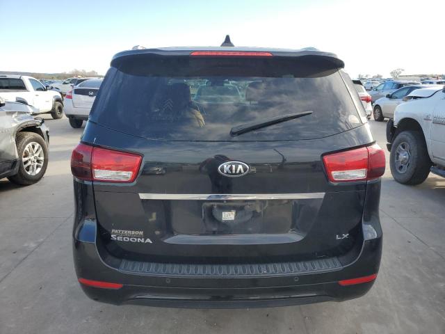 KNDMB5C11G6133192 - 2016 KIA SEDONA LX BLACK photo 6