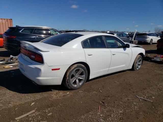 2C3CDXBG5DH738550 - 2013 DODGE CHARGER SE WHITE photo 3