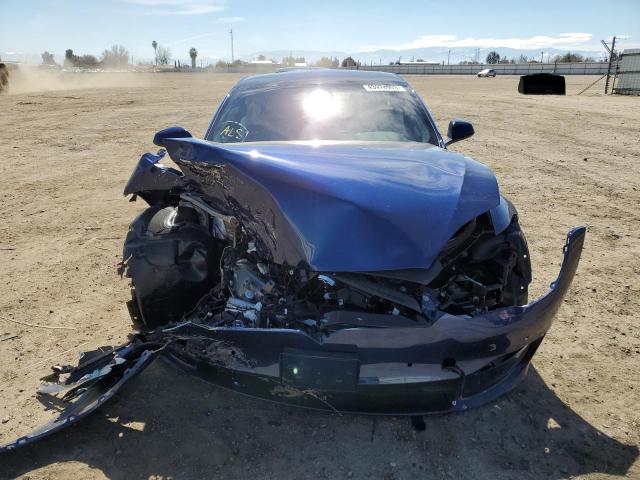 5YJSA1E50NF492392 - 2022 TESLA MODEL S ლურჯი ფოტო 5