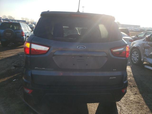 MAJ6S3GL7MC447831 - 2021 FORD ECOSPORT SE GRAY photo 6