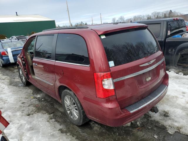 2C4RC1CG9ER279779 - 2014 CHRYSLER TOWN & COU TOURING L RED photo 2