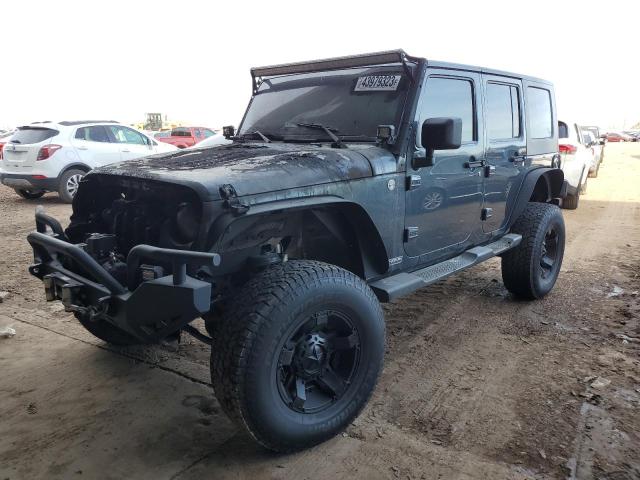 1J4GA39138L585668 - 2008 JEEP WRANGLER U X BLUE photo 1