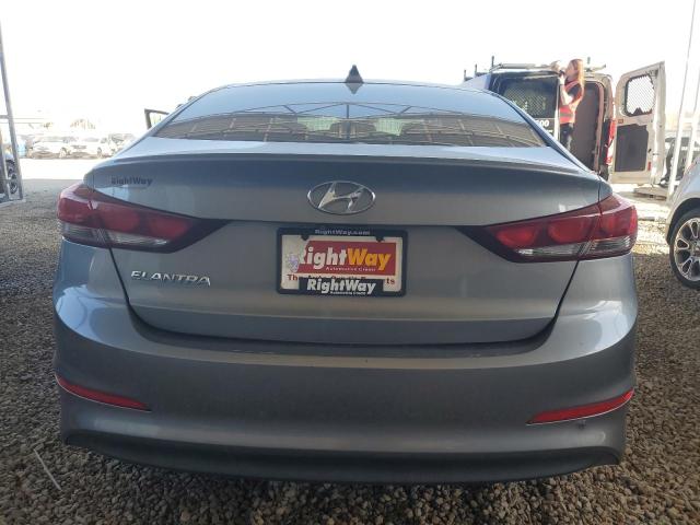 KMHD84LF5HU154415 - 2017 HYUNDAI ELANTRA SE GRAY photo 6