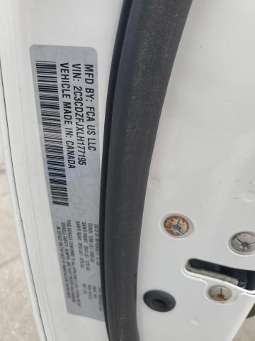 2C3CDZFJXLH177195 - 2020 DODGE CHALLENGER R/T SCAT PACK WHITE photo 12