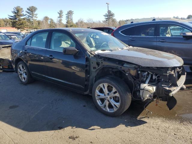 3FAHP0HA1CR404396 - 2012 FORD FUSION SE BLACK photo 4