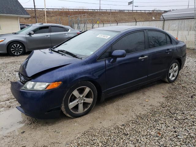 1HGFA16856L106771 - 2006 HONDA CIVIC EX BLUE photo 1