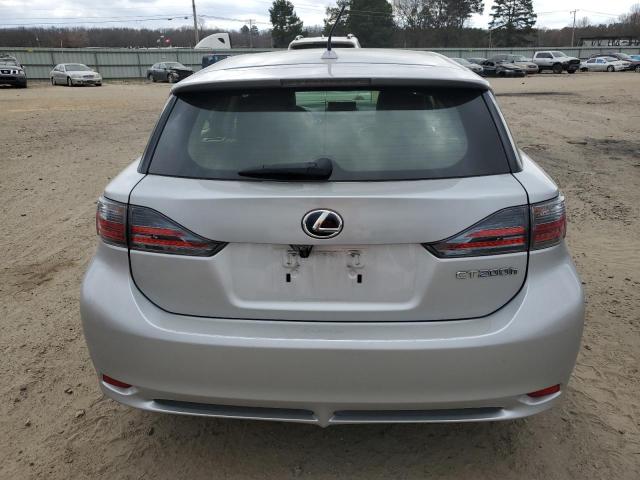 JTHKD5BH0C2090223 - 2012 LEXUS CT 200 SILVER photo 6