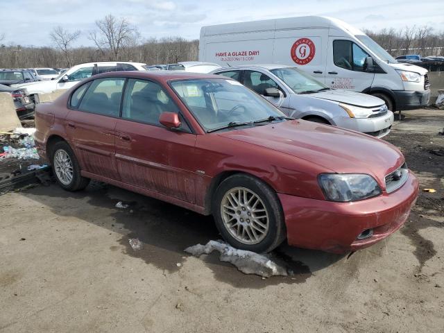 4S3BE635237211233 - 2003 SUBARU LEGACY L BURGUNDY photo 4