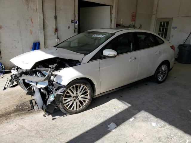 1FADP3J25FL379329 - 2015 FORD FOCUS TITANIUM WHITE photo 1