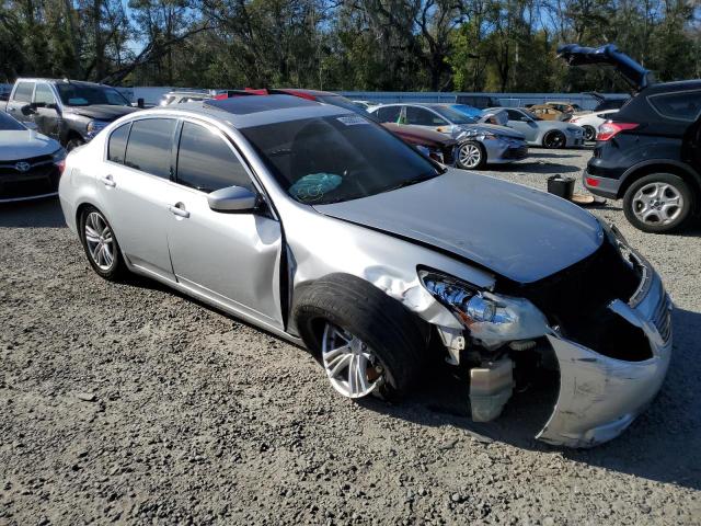 JN1CV6AP8AM408613 - 2010 INFINITI G37 BASE SILVER photo 4