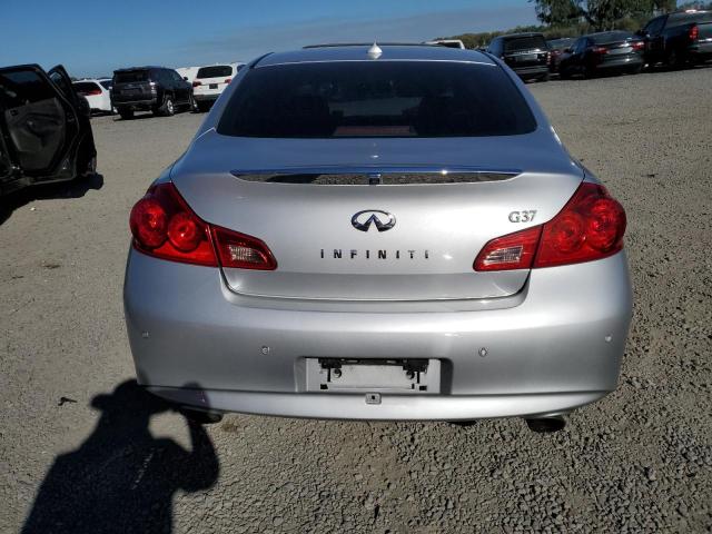 JN1CV6AP8AM408613 - 2010 INFINITI G37 BASE SILVER photo 6