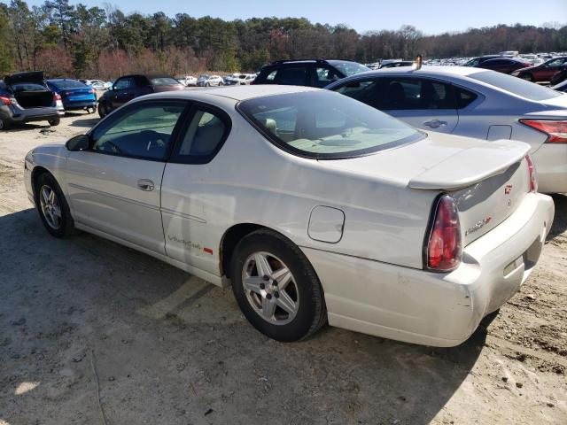 2G1WX12K339397507 - 2003 CHEVROLET MONTE CARL SS WHITE photo 2