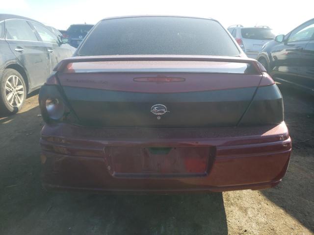 2G1WH52K859291383 - 2005 CHEVROLET IMPALA LS RED photo 6