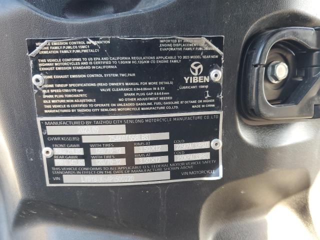 LYDY8TKH4P1500220 - 2023 YIBEN 8 SERIES BLACK photo 9