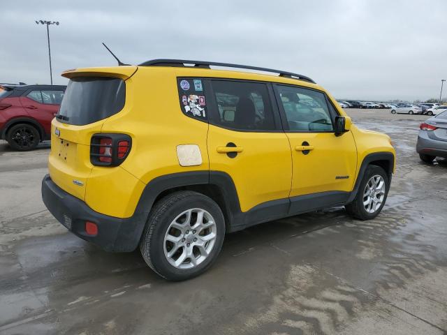 ZACCJABB2HPE98691 - 2017 JEEP RENEGADE LATITUDE YELLOW photo 3