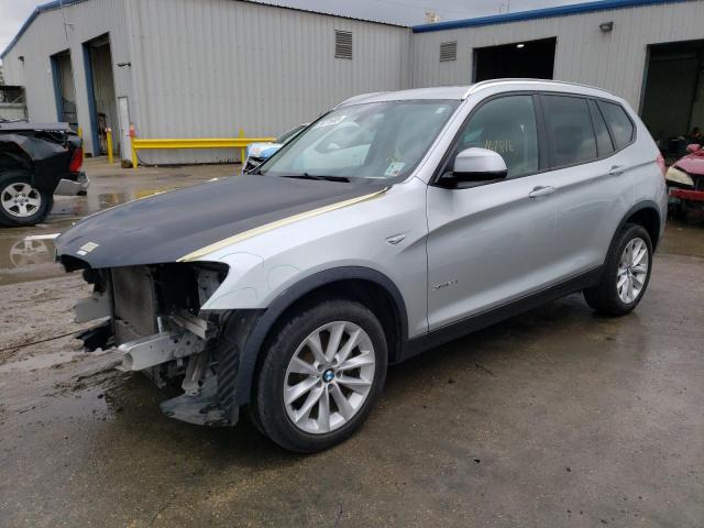 5UXWX9C3XH0T16600 - 2017 BMW X3 XDRIVE28I SILVER photo 1