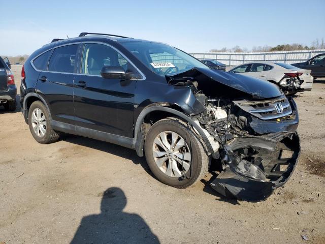 2HKRM4H77DH621202 - 2013 HONDA CR-V EXL BLACK photo 4