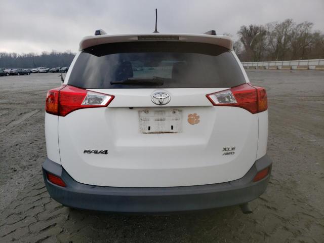 JTMRFREV7ED095235 - 2014 TOYOTA RAV4 XLE WHITE photo 6