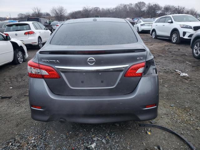 3N1AB7APXFY373700 - 2015 NISSAN SENTRA S GRAY photo 6