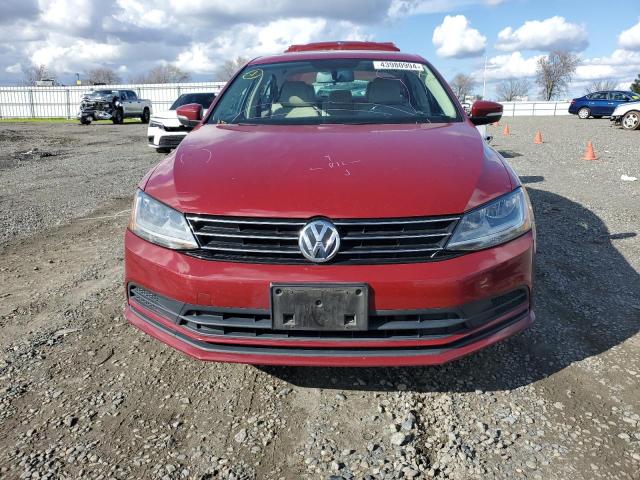 3VWDB7AJ1HM229496 - 2017 VOLKSWAGEN JETTA SE RED photo 5