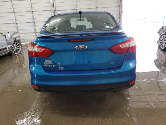 1FAHP3F28CL250829 - 2012 FORD FOCUS SE BLUE photo 6