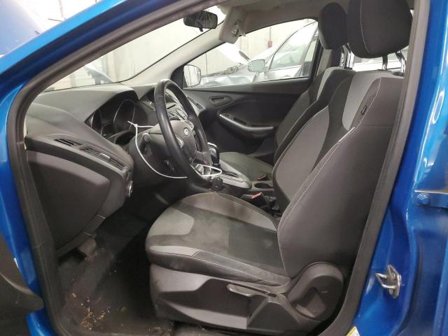 1FAHP3F28CL250829 - 2012 FORD FOCUS SE BLUE photo 7