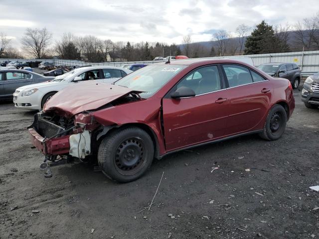 1G2ZF57B484252370 - 2008 PONTIAC G6 VALUE LEADER MAROON photo 1