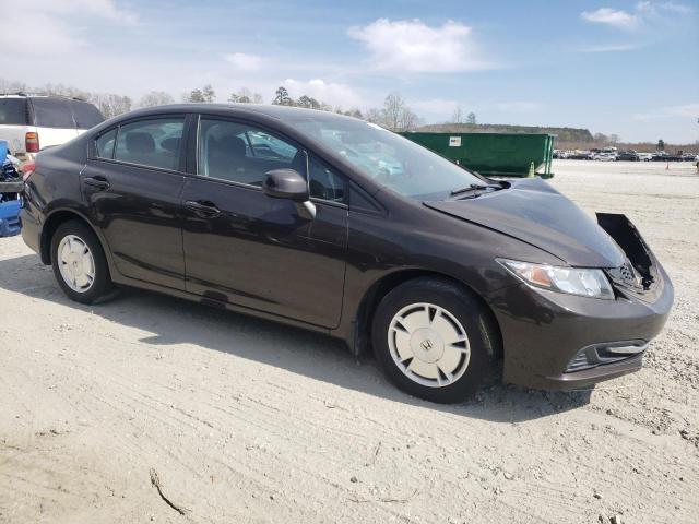 2HGFB2F64DH540417 - 2013 HONDA CIVIC HF BROWN photo 4