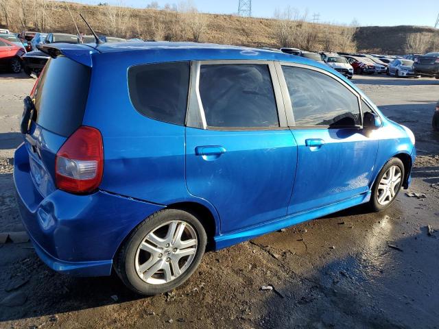 JHMGD386X7S047773 - 2007 HONDA FIT S 蓝色 照片 3