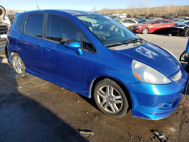 JHMGD386X7S047773 - 2007 HONDA FIT S 蓝色 照片 4