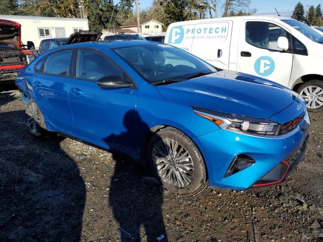 3KPF54AD3PE587154 - 2023 KIA FORTE GT LINE BLUE photo 4