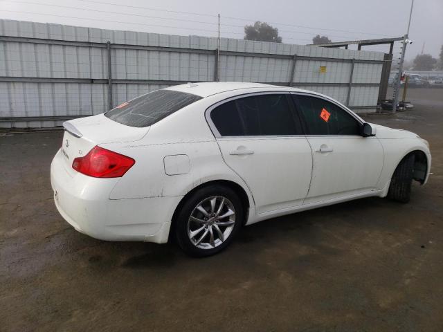 JNKBV61E88M219105 - 2008 INFINITI G35 WHITE photo 3