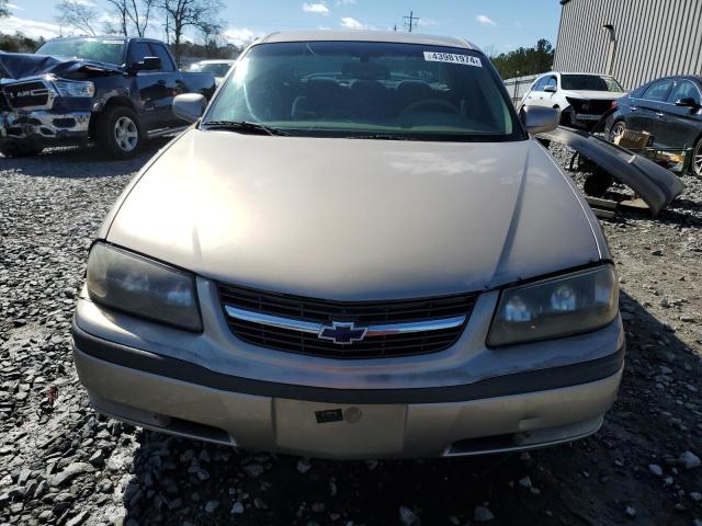 2G1WH55K519252921 - 2001 CHEVROLET IMPALA LS BEIGE photo 5