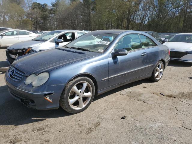 WDBTJ65J45F150646 - 2005 MERCEDES-BENZ CLK 320C BLUE photo 1