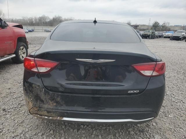 1C3CCCAB8FN671728 - 2015 CHRYSLER 200 LIMITED BLACK photo 6