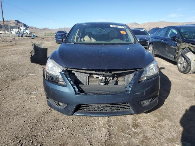 3N1AB7AP1EY291434 - 2014 NISSAN SENTRA S BLUE photo 5