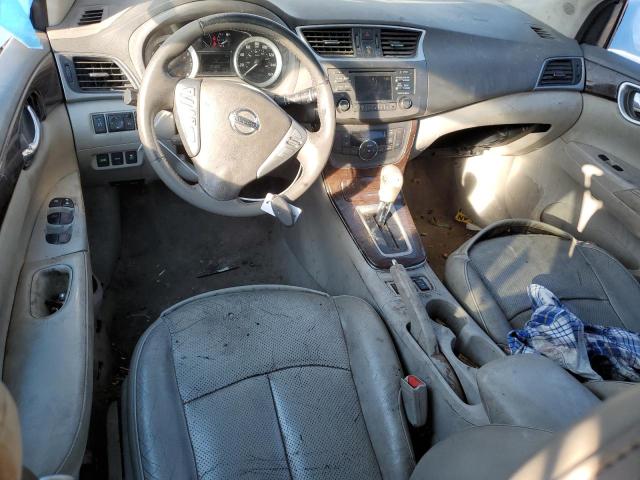 3N1AB7AP1EY291434 - 2014 NISSAN SENTRA S BLUE photo 8