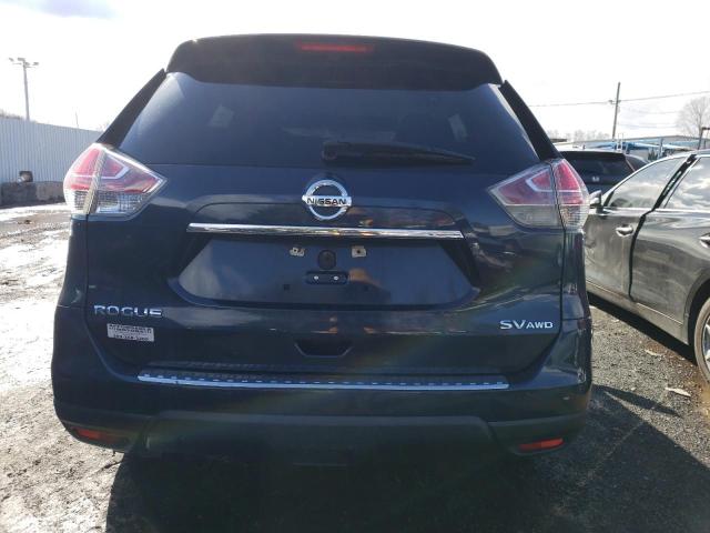 5N1AT2MV7GC774005 - 2016 NISSAN ROGUE S BLUE photo 6